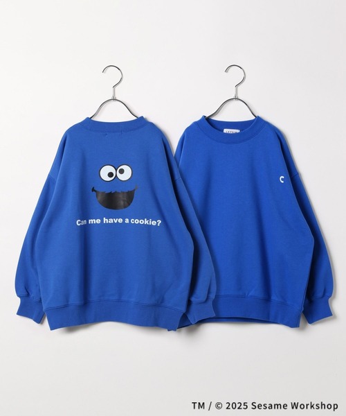 LEPSIM（レプシィム）の「【SESAME STREET／セサミストリート】【KIDS】スウェット　322200（スウェット・キッズ・グリーン/レッド/ピンク/ブルー・130）」の2枚目の写真