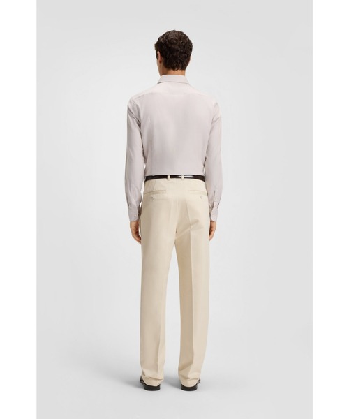 BOSS(ボス)の「スリムフィットシャツ ストラクチャード コットンブレンド(シャツ/ブラウス・メンズ・ライトブルー/ダークグリーン/ベージュ・43R/39R/42R/40R/41R/38R/44R)」の4枚目の写真