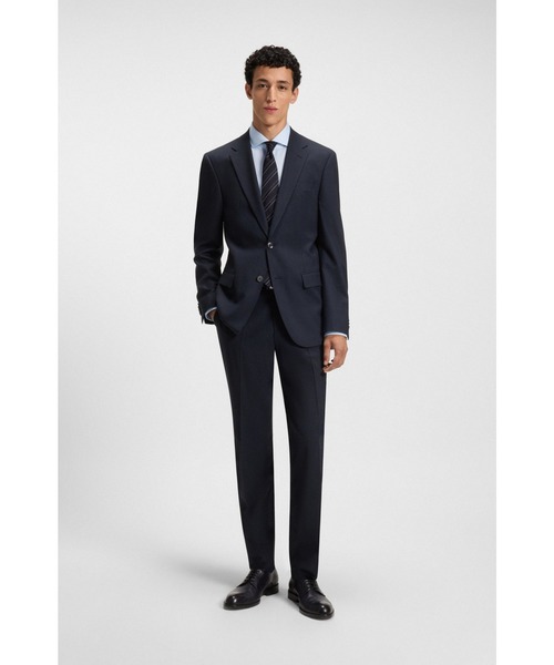BOSS(ボス)の「スリムフィットシャツ ストラクチャード コットンブレンド(シャツ/ブラウス・メンズ・ライトブルー/ダークグリーン/ベージュ・43R/39R/42R/40R/41R/38R/44R)」の15枚目の写真