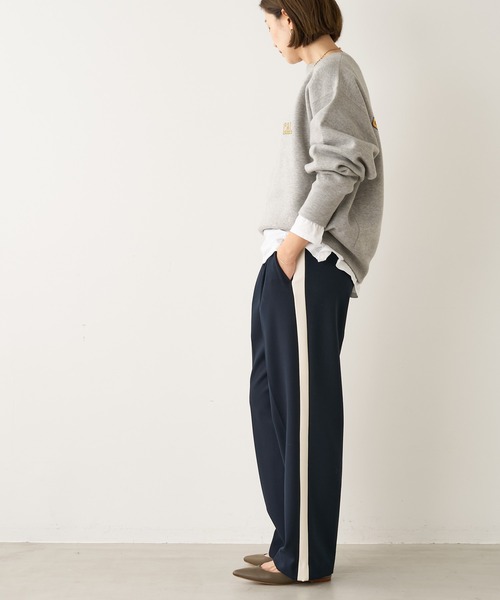 St.Johns 3rd club（セントジョンズサードクラブ）の「【St.Johns 3rd club】CAL×CLEVELAND ロゴニットプルオーバー（ニット/セーター・レディース・グレー・FREE）」の3枚目の写真