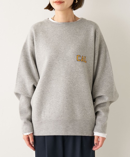 St.Johns 3rd club（セントジョンズサードクラブ）の「【St.Johns 3rd club】CAL×CLEVELAND ロゴニットプルオーバー（ニット/セーター・レディース・グレー・FREE）」の7枚目の写真