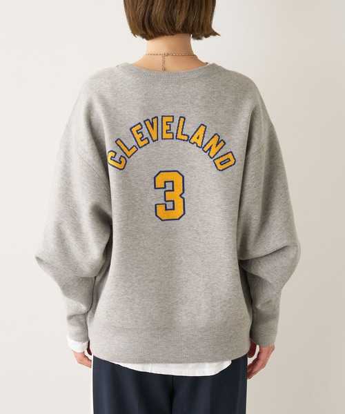 St.Johns 3rd club（セントジョンズサードクラブ）の「【St.Johns 3rd club】CAL×CLEVELAND ロゴニットプルオーバー（ニット/セーター・レディース・グレー・FREE）」の9枚目の写真