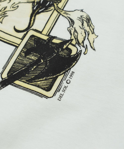 LABORATORY R（ラボラトリーアール）の「【USED】90’s DELSOL “DRAGON” アート Tシャツ（Tシャツ/カットソー・メンズ・ホワイト・LARGE）」の6枚目の写真