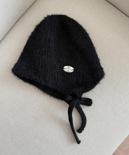 kutir（クティール）の「kutirlune／シャギーニットキャップ（ニットキャップ/ビーニー・レディース・ライトホワイト/ブラック/レッド・FREE）」の9枚目の写真