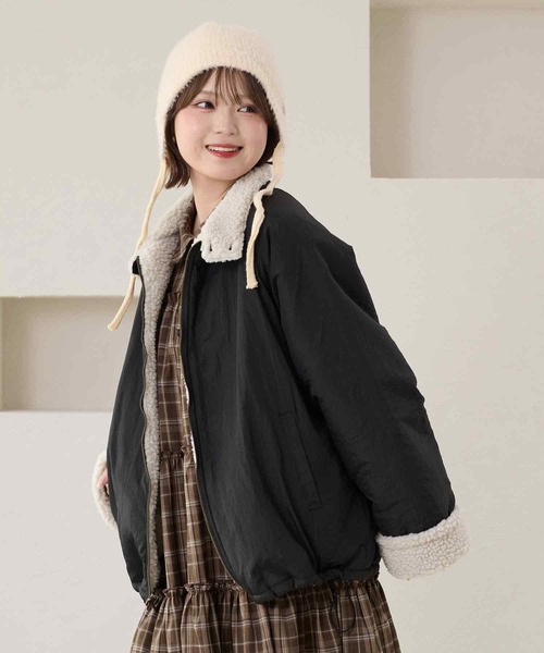 kutir（クティール）の「kutirlune／シャギーニットキャップ（ニットキャップ/ビーニー・レディース・ライトホワイト/ブラック/レッド・FREE）」の5枚目の写真