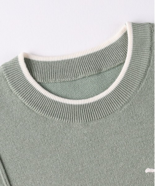 Right-on(ライトオン)の「HONEYSUCKLE ROSE(ハニーサックルローズ)【レディース】スウェットライク刺繍セーター(洗濯機で洗える)(ニット/セーター・レディース・オフホワイト/ブラック/グリーン・M/L/S)」の5枚目の写真