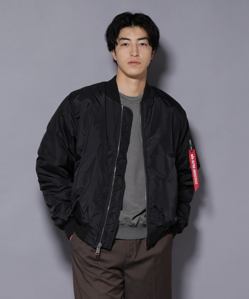 ALPHA INDUSTRIES/MA-1 OXFORD FLIGHT JACKET（MA-1）｜Alpha
