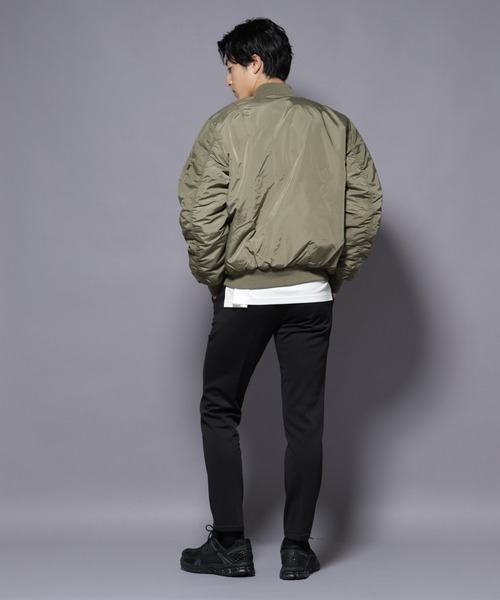 Alpha Industries（アルファインダストリーズ）の「ALPHA INDUSTRIES/MA-1 OXFORD FLIGHT JACKET（MA-1・メンズ・ブラウン/ブラック・L/M）」の9枚目の写真