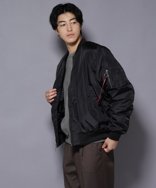 ALPHA INDUSTRIES/MA-1 OXFORD FLIGHT JACKET（MA-1）｜Alpha