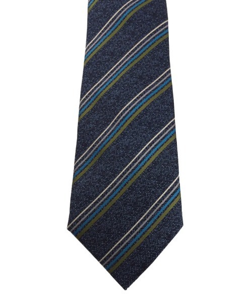 Perfect Suit FActory（パーフェクトスーツファクトリー）の「ウォームシルクネクタイ　ストライプ　グレー/ベージュ/ワイン/ネイビー（ネクタイ・メンズ・ワイン/チャコールグレー/ネイビー/ベージュ・FREE）」の9枚目の写真