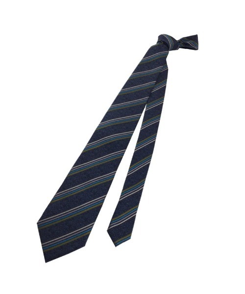 Perfect Suit FActory（パーフェクトスーツファクトリー）の「ウォームシルクネクタイ　ストライプ　グレー/ベージュ/ワイン/ネイビー（ネクタイ・メンズ・ワイン/チャコールグレー/ネイビー/ベージュ・FREE）」の10枚目の写真