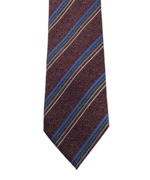 Perfect Suit FActory（パーフェクトスーツファクトリー）の「ウォームシルクネクタイ　ストライプ　グレー/ベージュ/ワイン/ネイビー（ネクタイ・メンズ・ワイン/チャコールグレー/ネイビー/ベージュ・FREE）」の13枚目の写真