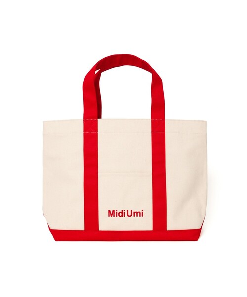 MidiUmi（ミディウミ）の「MidiUmi トートバッグ（トートバッグ・レディース・レッド/ブルー・FREE）」の4枚目の写真
