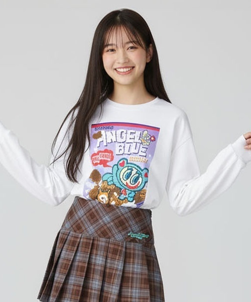 エンジェルブルー　ナカムラくん　長袖トレーナー　160cm エンジェルブルー ナカムラくん 長袖トレーナー 160cm エンジェル