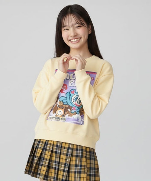 セール】【エンジェルブルー】ナカムラくんパッケージトレーナー