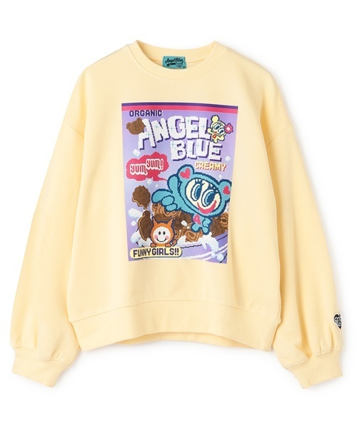 エンジェルブルー　ナカムラくん　長袖トレーナー　160cm エンジェルブルー】ナカムラくんパッケージトレーナー（スウェット
