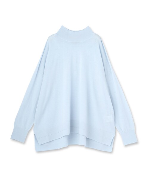 INDIVI（インディヴィ）の「【洗える／毛玉になりにくい】エクストラファインウール ハイネックニット（ニット/セーター・レディース・ブラック/ライトブルー/チャコール/ボルドー・05/13/15 /34/38）」の17枚目の写真