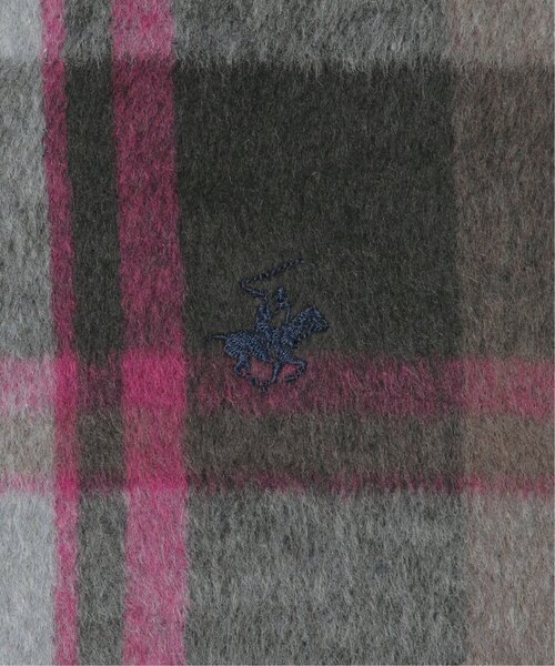 BEVERLY HILLS POLO CLUB（ビバリーヒルズポロクラブ）の「BEVERLY HILLS POLO CLUB シャギーチェックシャツジャケット（シャツ/ブラウス・レディース・レッド/パープル/グレー/ブラウン・M）」の5枚目の写真