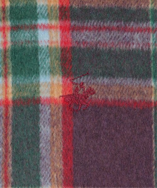 BEVERLY HILLS POLO CLUB（ビバリーヒルズポロクラブ）の「BEVERLY HILLS POLO CLUB シャギーチェックシャツジャケット（シャツ/ブラウス・レディース・レッド/パープル/グレー/ブラウン・M）」の7枚目の写真