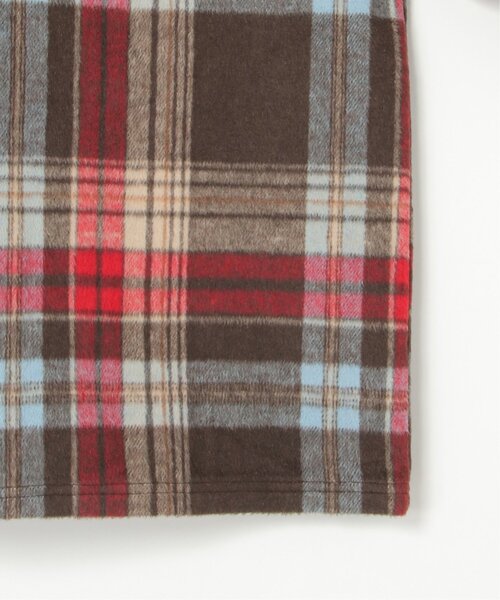 BEVERLY HILLS POLO CLUB（ビバリーヒルズポロクラブ）の「BEVERLY HILLS POLO CLUB シャギーチェックシャツジャケット（シャツ/ブラウス・レディース・レッド/パープル/グレー/ブラウン・M）」の11枚目の写真