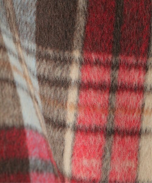 BEVERLY HILLS POLO CLUB（ビバリーヒルズポロクラブ）の「BEVERLY HILLS POLO CLUB シャギーチェックシャツジャケット（シャツ/ブラウス・レディース・レッド/パープル/グレー/ブラウン・M）」の15枚目の写真