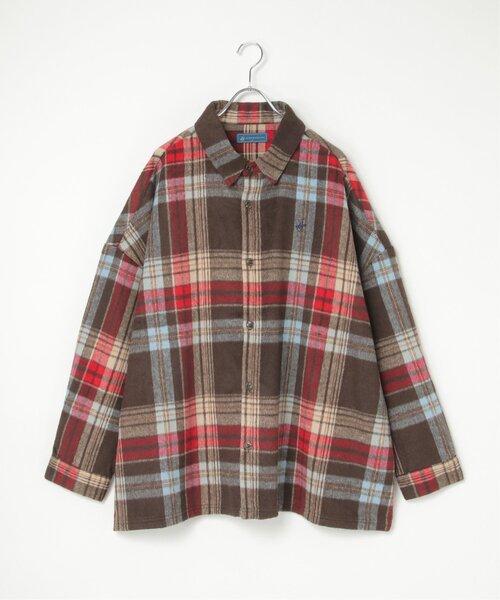 BEVERLY HILLS POLO CLUBシャギーチェックシャツ BEVERLY HILLS POLO CLUB シャギーチェックシャツジャケット（シャツ