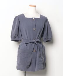 ブランド古着】OSHIMA REI｜オオシマレイのトップス（ブルー・ネイビー 