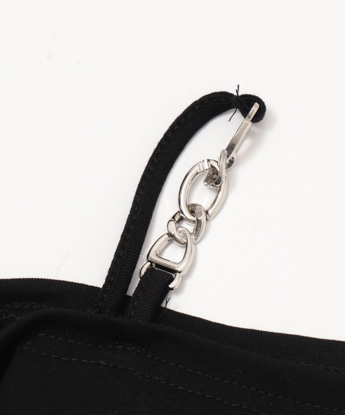 Figments（フィグメンツ）の「ショルダーベルトスクリーンロンＴ（Tシャツ/カットソー・レディース・ブラック/グレー・FREE）」の4枚目の写真