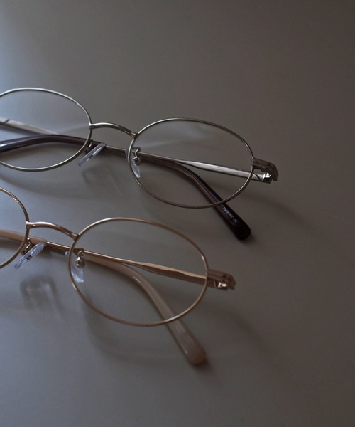 Marient（マリエント）の「Oval Lens Glasses（メガネ・レディース・シルバー/ゴールド・FREE）」の2枚目の写真