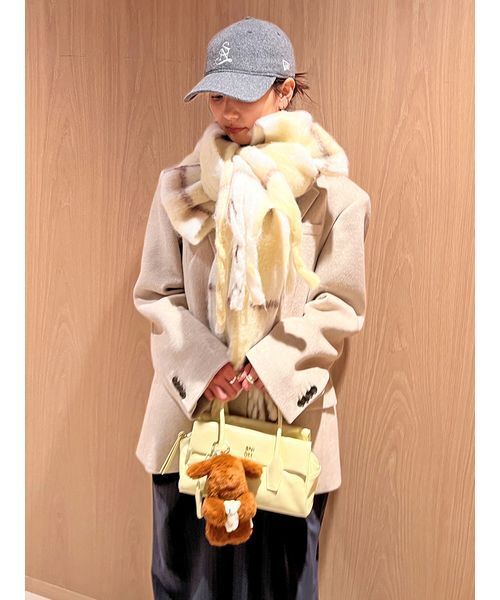 SNIDEL(スナイデル)の「モッフィーハグフレンドチャーム(キーケース/キーアクセサリー・レディース・アイボリー/ブラック/グレイッシュベージュ/レッド/ブラウン・F)」の9枚目の写真