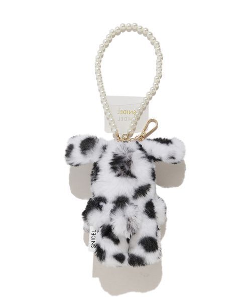 SNIDEL(スナイデル)の「モッフィーハグフレンドチャーム(キーケース/キーアクセサリー・レディース・アイボリー/ブラック/グレイッシュベージュ/レッド/ブラウン・F)」の12枚目の写真