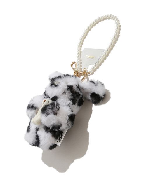 SNIDEL(スナイデル)の「モッフィーハグフレンドチャーム(キーケース/キーアクセサリー・レディース・アイボリー/ブラック/グレイッシュベージュ/レッド/ブラウン・F)」の13枚目の写真