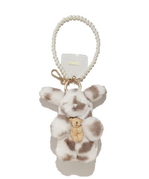 SNIDEL(スナイデル)の「モッフィーハグフレンドチャーム(キーケース/キーアクセサリー・レディース・アイボリー/ブラック/グレイッシュベージュ/レッド/ブラウン・F)」の19枚目の写真