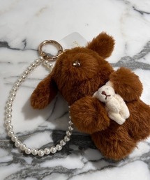 SNIDEL（スナイデル）の「モッフィーハグフレンドチャーム（キーケース/キーアクセサリー）」