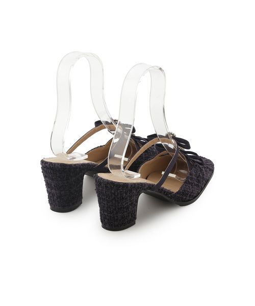 美品✨Lily Brown ビジューリボンストラップミュール LILY BROWN（リリーブラウン）の「[L.B CANDY STOCK]ビジューリボン