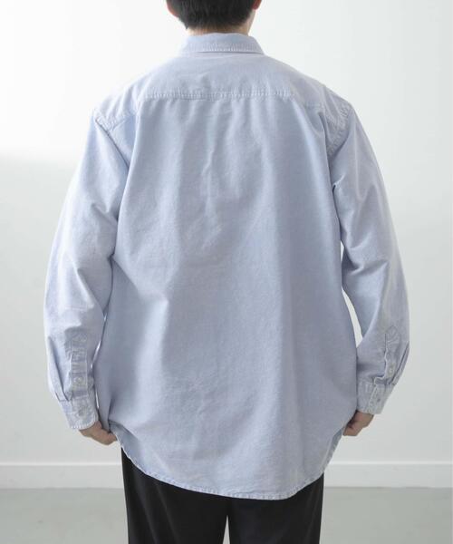 ITEMS URBANRESEARCH(アイテムズ アーバンリサーチ)の「ケミカルウォッシュオックスレギュラーカラーシャツ(シャツ/ブラウス・メンズ・ブラック/ブルー・MEDIUM/LARGE)」の5枚目の写真