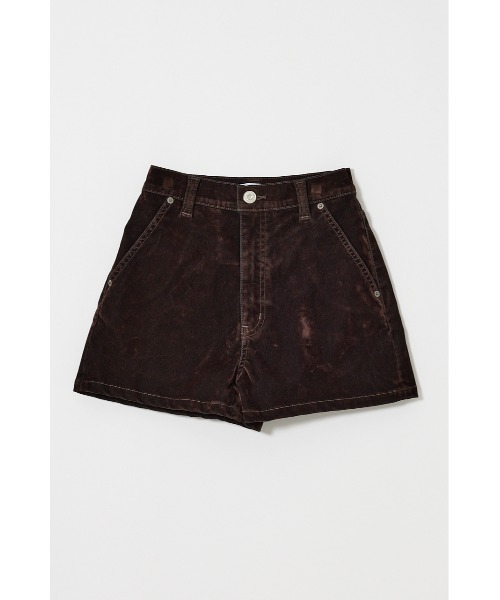 MOUSSY（マウジー）の「VELVET MICRO ショーツ（その他パンツ・レディース・ブラック/ネイビー/ブラウン・1/2）」の5枚目の写真