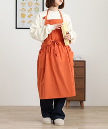 l'atelier Nuuit（アトリエヌイ）の「綿麻ウエストギャザーエプロン（エプロン）」