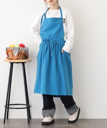 l'atelier Nuuit（アトリエヌイ）の「綿麻ウエストギャザーエプロン（エプロン）」