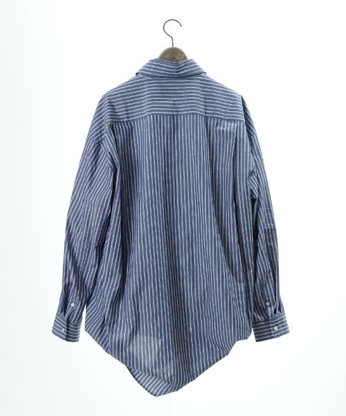 EGO TRIPPING（エゴトリッピング）の「ms6309-DOUBLESHIRT レイヤードシャツ(616602)（シャツ/ブラウス・メンズ・ブラック系その他/サックスブルー/ネイビー・48/46）」の14枚目の写真