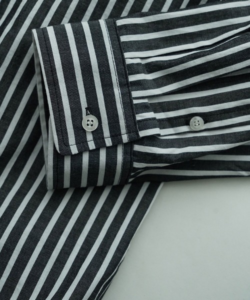 EGO TRIPPING（エゴトリッピング）の「ms6309-DOUBLESHIRT レイヤードシャツ(616602)（シャツ/ブラウス・メンズ・ブラック系その他/サックスブルー/ネイビー・48/46）」の17枚目の写真