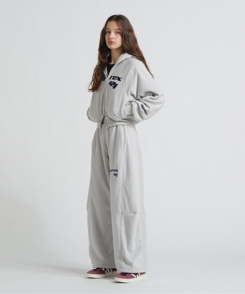 MOUSSY（マウジー）の「《AVIREX×MOUSSY》FLEECE PANTS（その他パンツ・レディース・ブラック/グレー/レッド・F）」の17枚目の写真