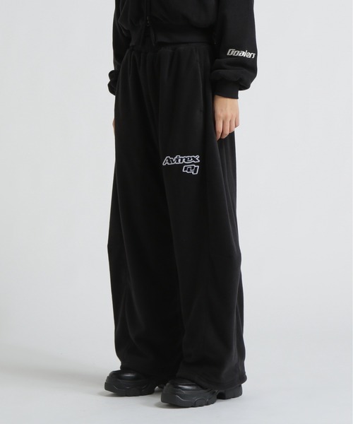 MOUSSY（マウジー）の「《AVIREX×MOUSSY》FLEECE PANTS（その他パンツ・レディース・ブラック/グレー/レッド・F）」の6枚目の写真