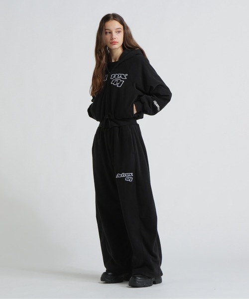 MOUSSY（マウジー）の「《AVIREX×MOUSSY》FLEECE PANTS（その他パンツ・レディース・ブラック/グレー/レッド・F）」の7枚目の写真