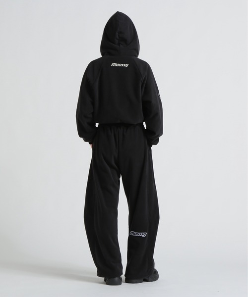 MOUSSY（マウジー）の「《AVIREX×MOUSSY》FLEECE PANTS（その他パンツ・レディース・ブラック/グレー/レッド・F）」の8枚目の写真