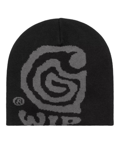 Carhartt WIP（カーハートダブリューアイピー）の「Carhartt WIP HELIX BEANIE（カーハートワークインプログレス ヘリックス ビーニー）（ニットキャップ/ビーニー・メンズ・ブラック系/イエロー系/グリーン系/パープル系・ONE SIZE）」の2枚目の写真