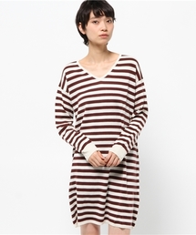 DouDou | 【DouDou】ボーダーワンピース(ワンピース)
