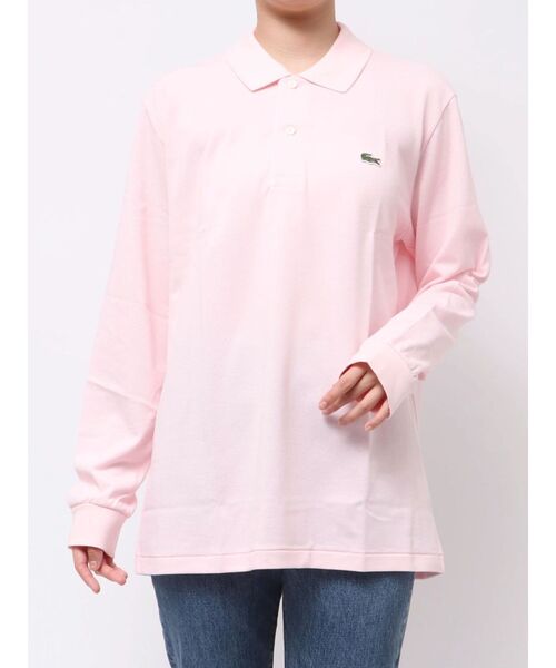 Ungrid(アングリッド)の「【Ca】LACOSTE オリジナルフィット 長袖(Tシャツ/カットソー・レディース・レッド/ピンク/ネイビー・FREE)」の3枚目の写真
