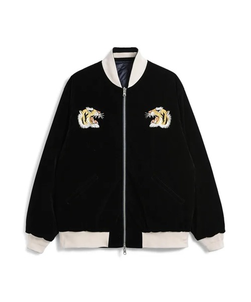 TAION（タイオン）の「TAION/タイオン リバーシブル 800FP 2WAY ダウンスカジャン（スカジャン・メンズ・ブラック系2/ネイビー系/ブラック系1/ブラック系3/ネイビー系1/ブラック系・M/L/XL）」の15枚目の写真