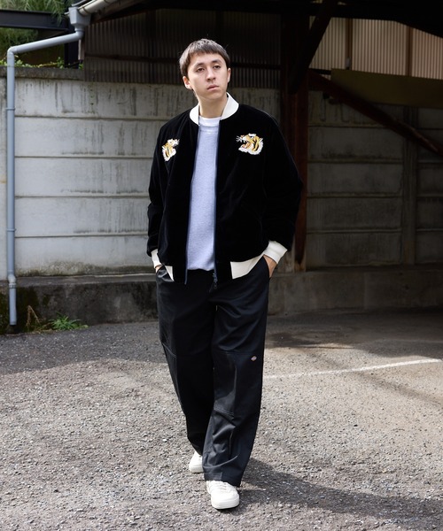 TAION（タイオン）の「TAION/タイオン リバーシブル 800FP 2WAY ダウンスカジャン（スカジャン・メンズ・ブラック系2/ネイビー系/ブラック系1/ブラック系3/ネイビー系1/ブラック系・M/L/XL）」の7枚目の写真